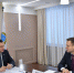 Губернатор Роман Бусаргин встретился с генеральным директором ООО «Газпром трансгаз Саратов» Владимиром Мироновым. - Советский район