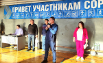 В спортивной школе глава района Фёдор Калмыков принял участие в торжественном  открытии Первенства Советского района по мини-футболу сезона 2024-2025 годов.