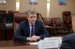 Губернатор Роман Бусаргин провел рабочую встречу с директором Департамента поддержки новых бизнесов Госкорпорации «Росатом» Дмитрием Байдаровым