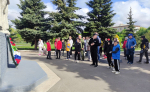 При поддержке администрации района проведен велопробег в р.п.Степное, посвященный 80-летию Великой Победы