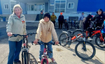 При поддержке администрации района проведен велопробег в р.п.Степное, посвященный 80-летию Великой Победы