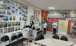 При поддержке управления образования администрации района торжественно открыли музейную комнату после реставрации, проведенной в рамках региональной программы модернизации школьных музеев