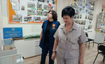 При поддержке управления образования администрации района торжественно открыли музейную комнату после реставрации, проведенной в рамках региональной программы модернизации школьных музеев