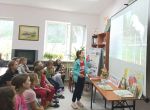 Сотрудники библиотечной системы администрации района провели увлекательное мероприятие — громкие чтения «Судьба героической девушки» для детей, отдыхающих в санатории-профилактории «Весна»