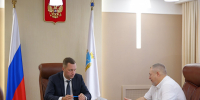 Губернатор области Роман Бусаргин встретился с руководителем регионального исполкома ОНФ Сергеем Шаровым - Советский район