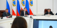 Губернатор Саратовской области Роман Бусаргин провел постоянно действующее совещание с зампредами правительства, министрами и руководителями ведомств, а также главами районов - Советский район