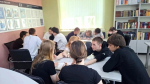 Сотрудниками библиотечной системы администрации района проведен Познавательно-игровой час «Славянских букв серебряная россыпь»
