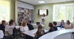Сотрудниками библиотечной системы администрации района проведен Познавательно-игровой час «Славянских букв серебряная россыпь»